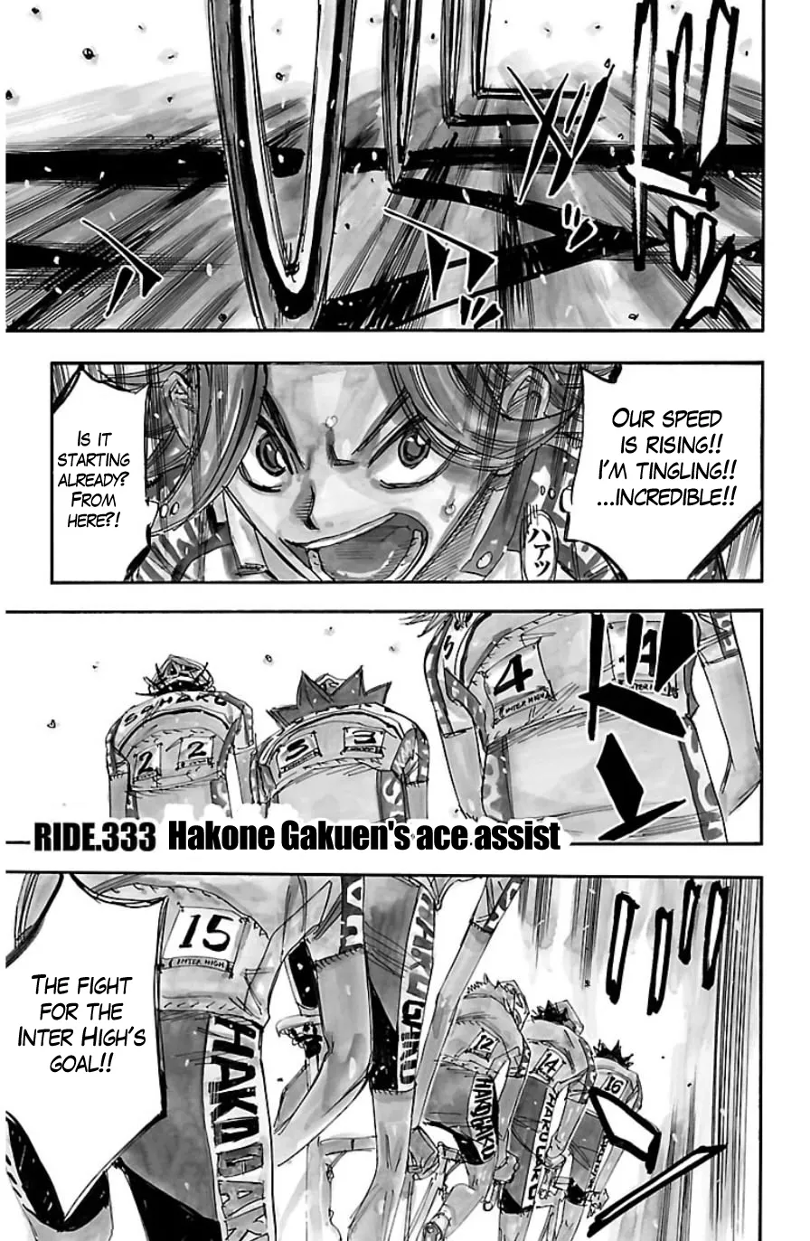 Read Yowamushi Pedal Chapter 333 - Hakone gakuen's ace assist Online