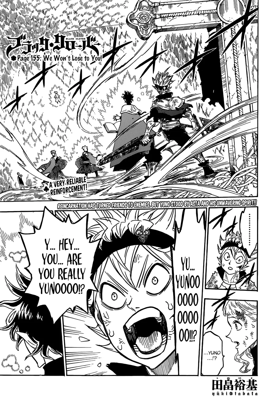 Read Black Clover Chapter 155 - We Won't Lose to You! Online