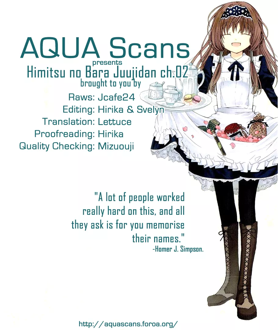 Read Himitsu no Bara Juujidan Chapter 2 Online