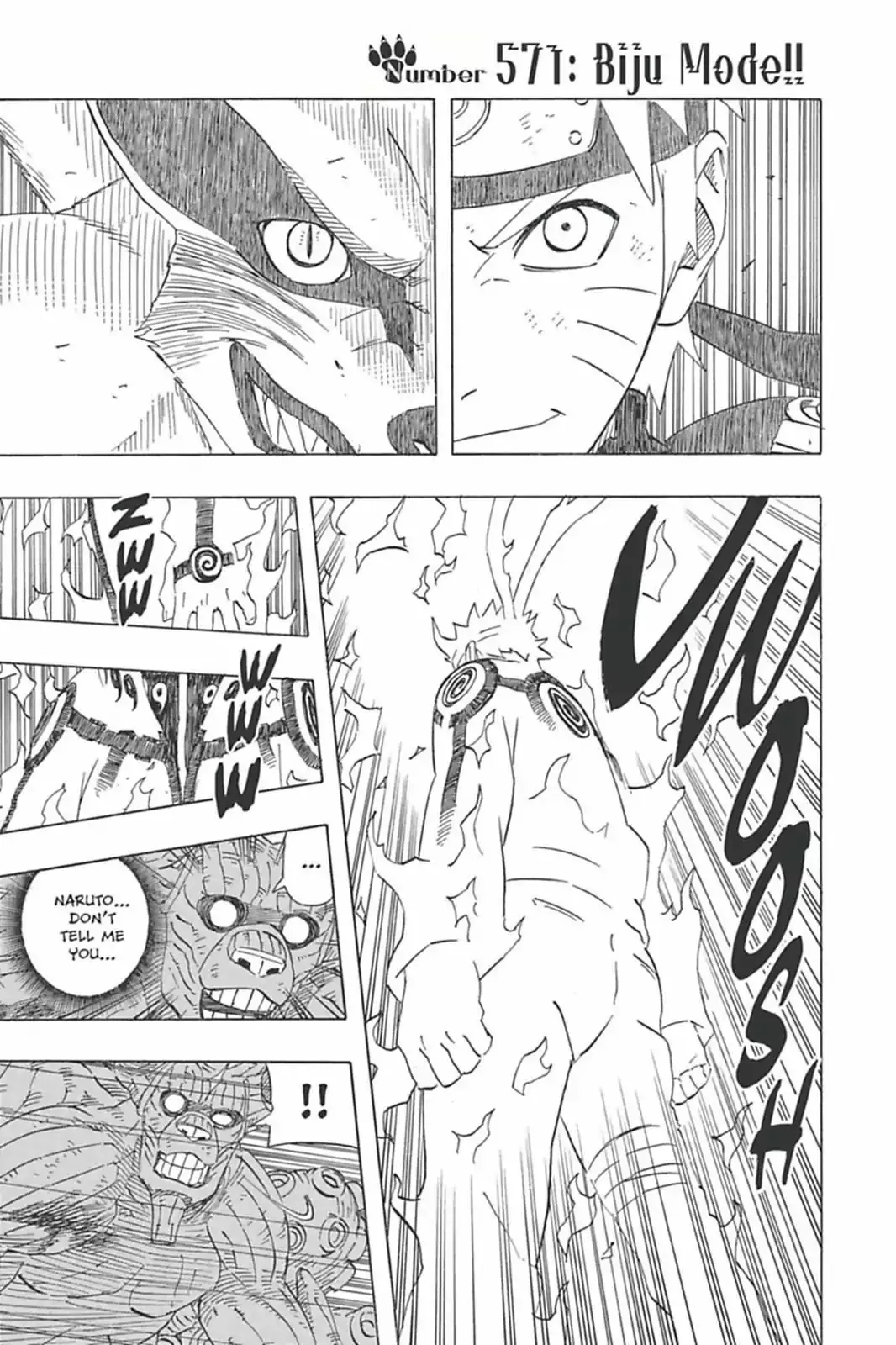 Read Naruto Chapter 571 - Biju Mode!! Online