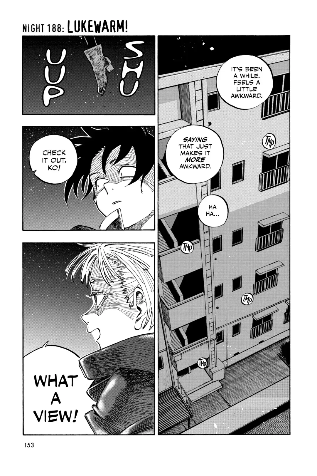 Read Yofukashi no Uta Chapter 188 Online