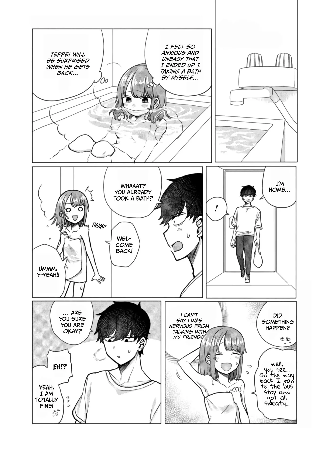 Read Girlfriend Who Absolutely Doesn’t Want to Take a Bath VS Boyfriend Who Absolutely Wants Her to Take a Bath Chapter 47 - Anxiety Online