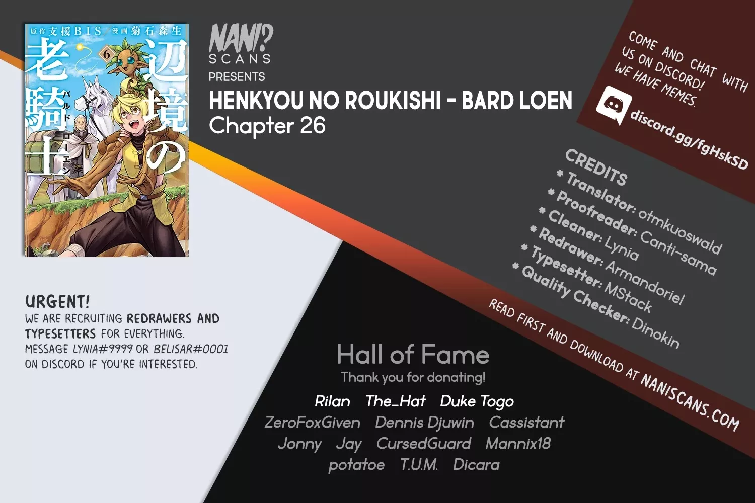 Read Henkyou no Roukishi – Bard Loen Chapter 26 Online