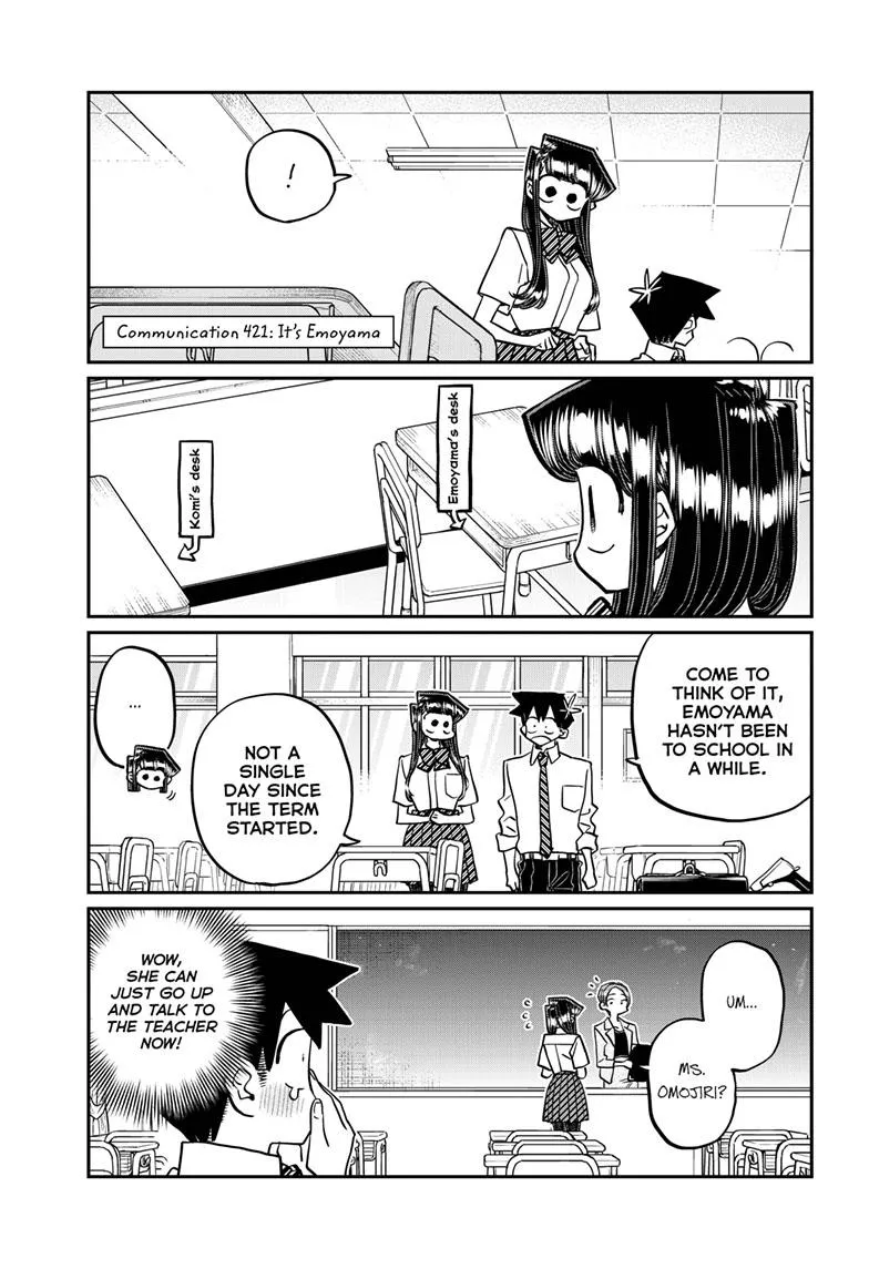 Read Komi-san wa Komyushou Desu Chapter 421 Online