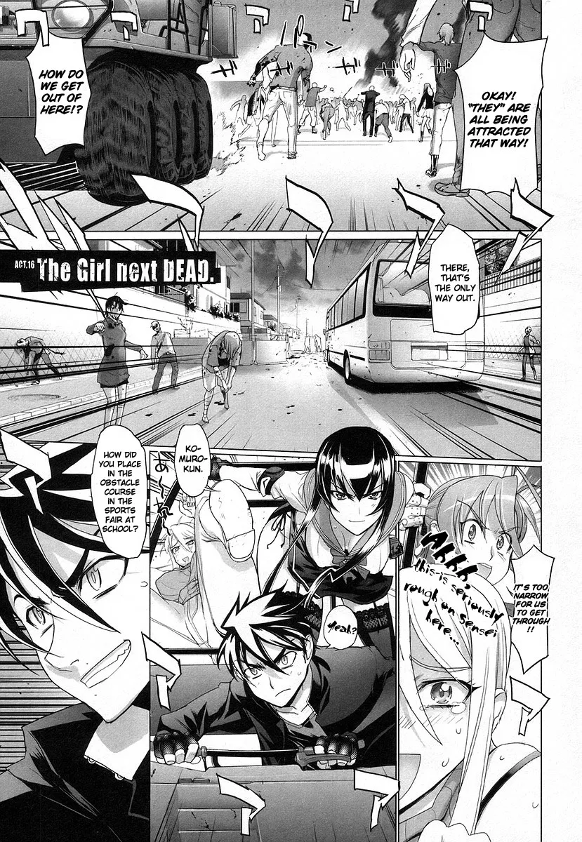 Read Highschool of the Dead Chapter 16 - The Girl Next Dead Online