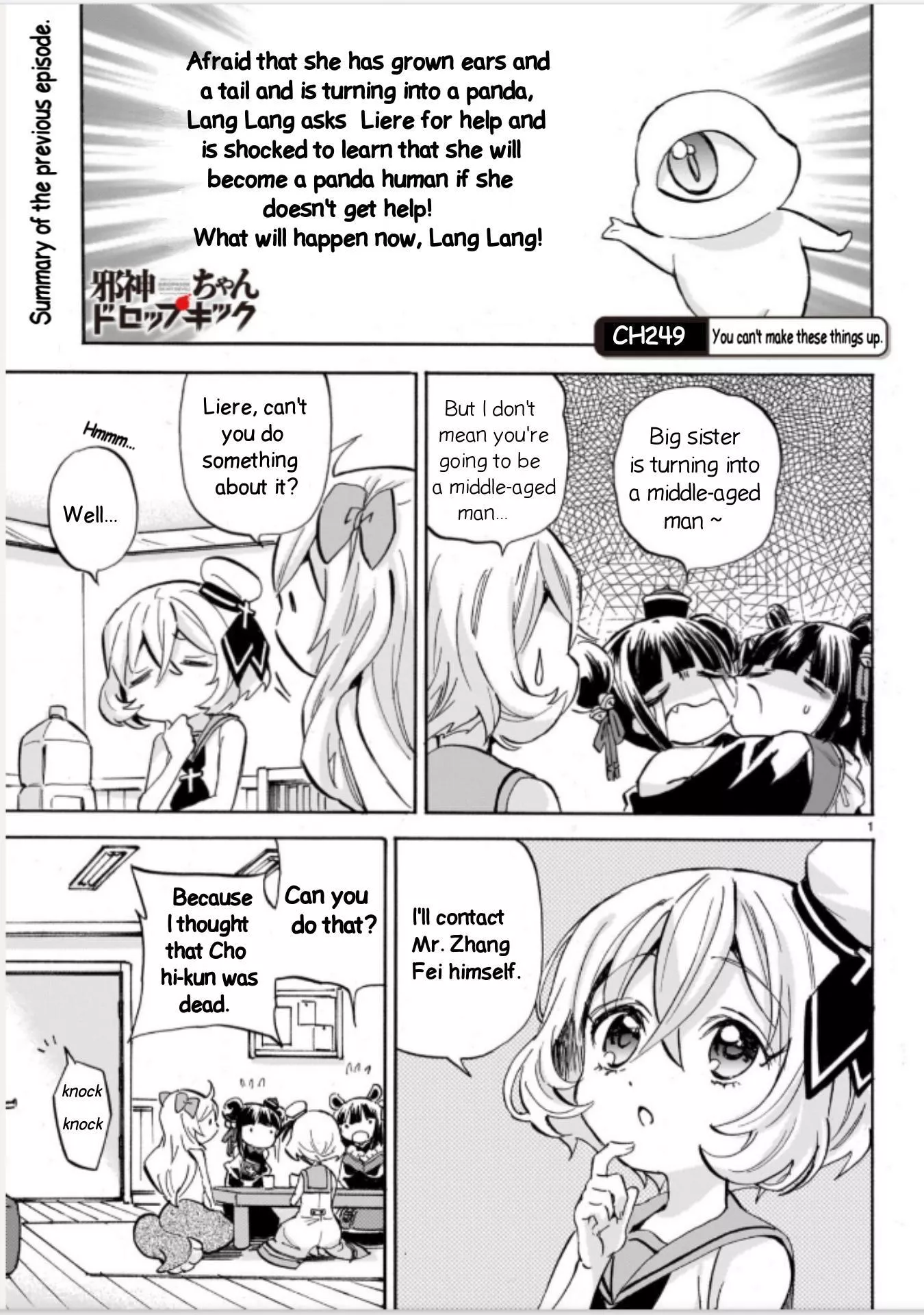 Read Jashin-chan Dropkick Chapter 249 - You can't make these things up. Online