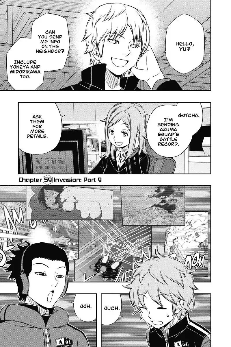 Read World Trigger Chapter 59 - Invasion: Part 9 Online