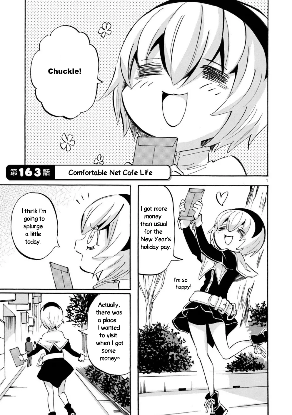 Read Jashin-chan Dropkick Chapter 163 - Comfortable Net Cafe Life Online