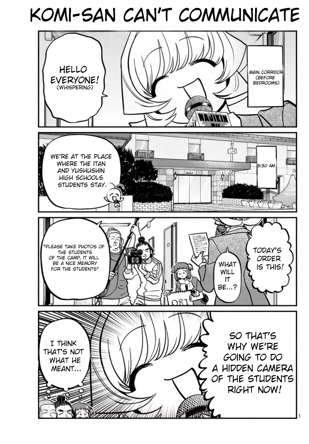 Read Komi-san wa Komyushou Desu Chapter 385 - A surprise to wake up Online