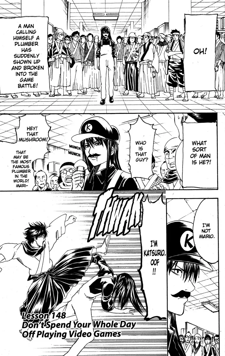 Read Gintama Chapter 148 - Don't Spend Your Whole Day Off Playing Video Games Online