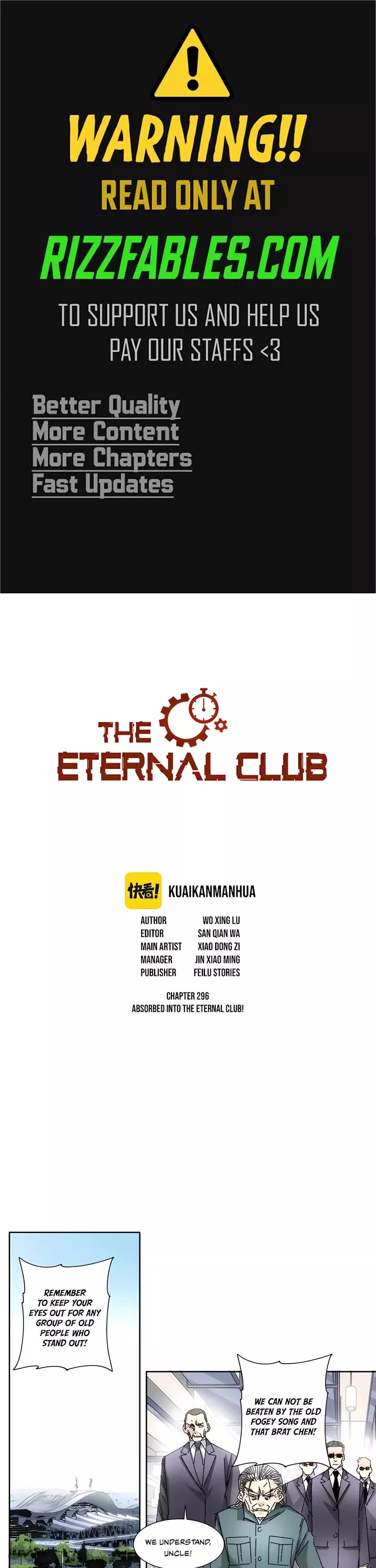 Read Eternal Club Chapter 296 Online