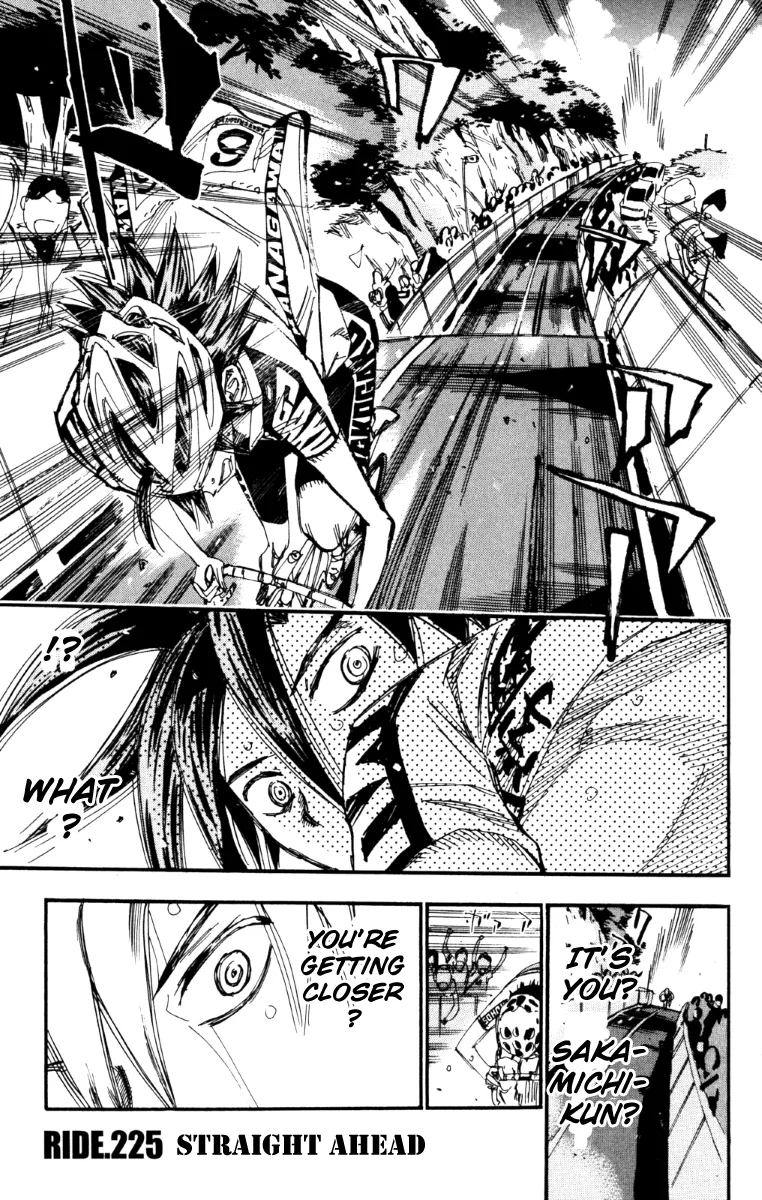 Read Yowamushi Pedal Chapter 225 - Straight Ahead Online