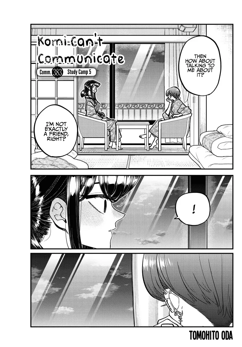 Read Komi-san wa Komyushou Desu Chapter 383 - Study Camp 5 Online