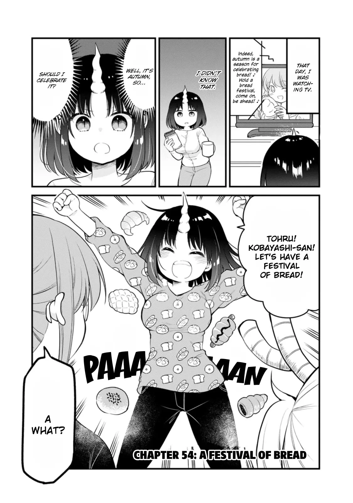 Read Kobayashi-san chi no Maid Dragon: Elma OL Nikki Chapter 54 - A Festival of Bread Online