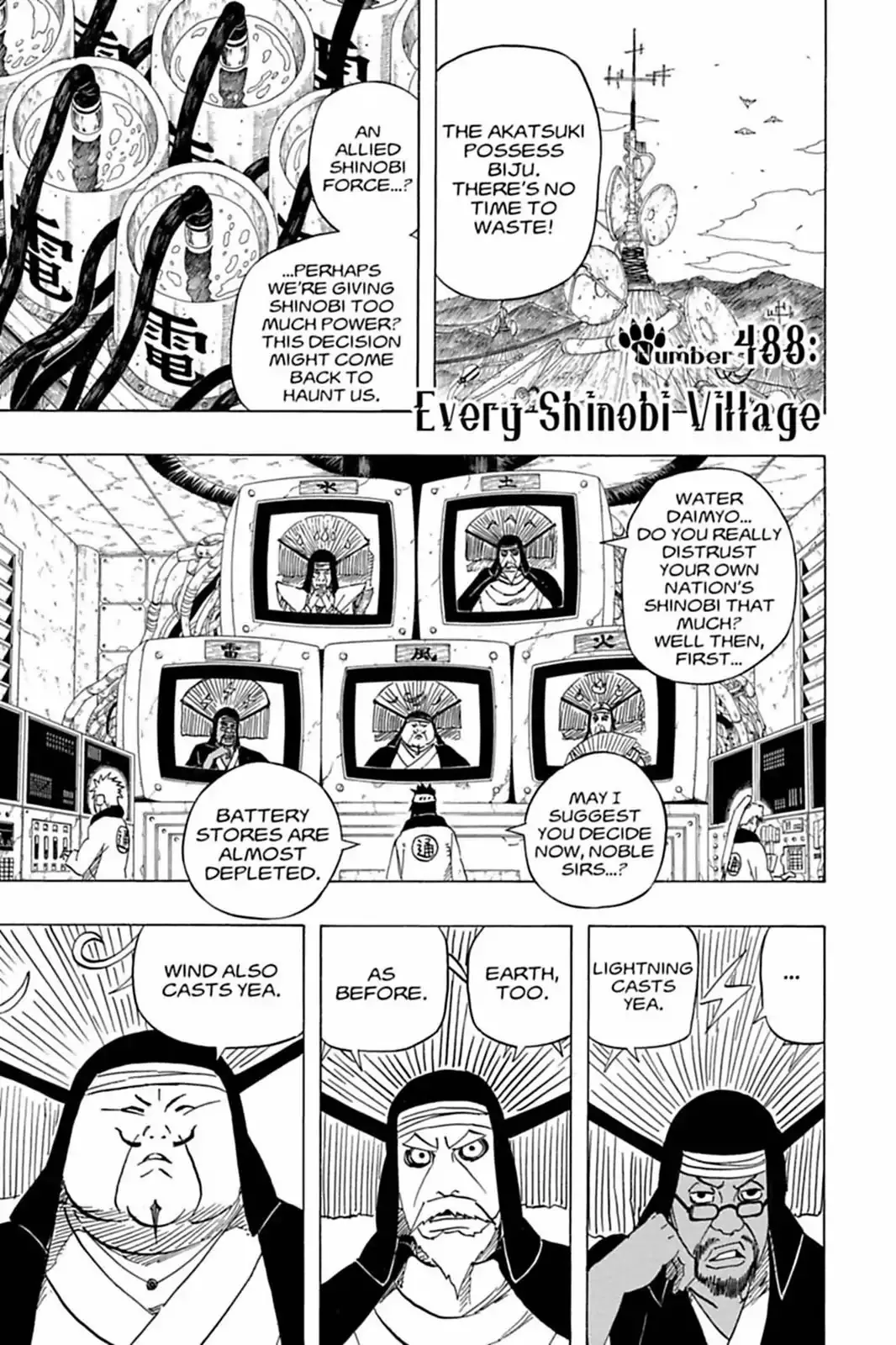 Read Naruto Chapter 488 - Every Shinobi Village Online