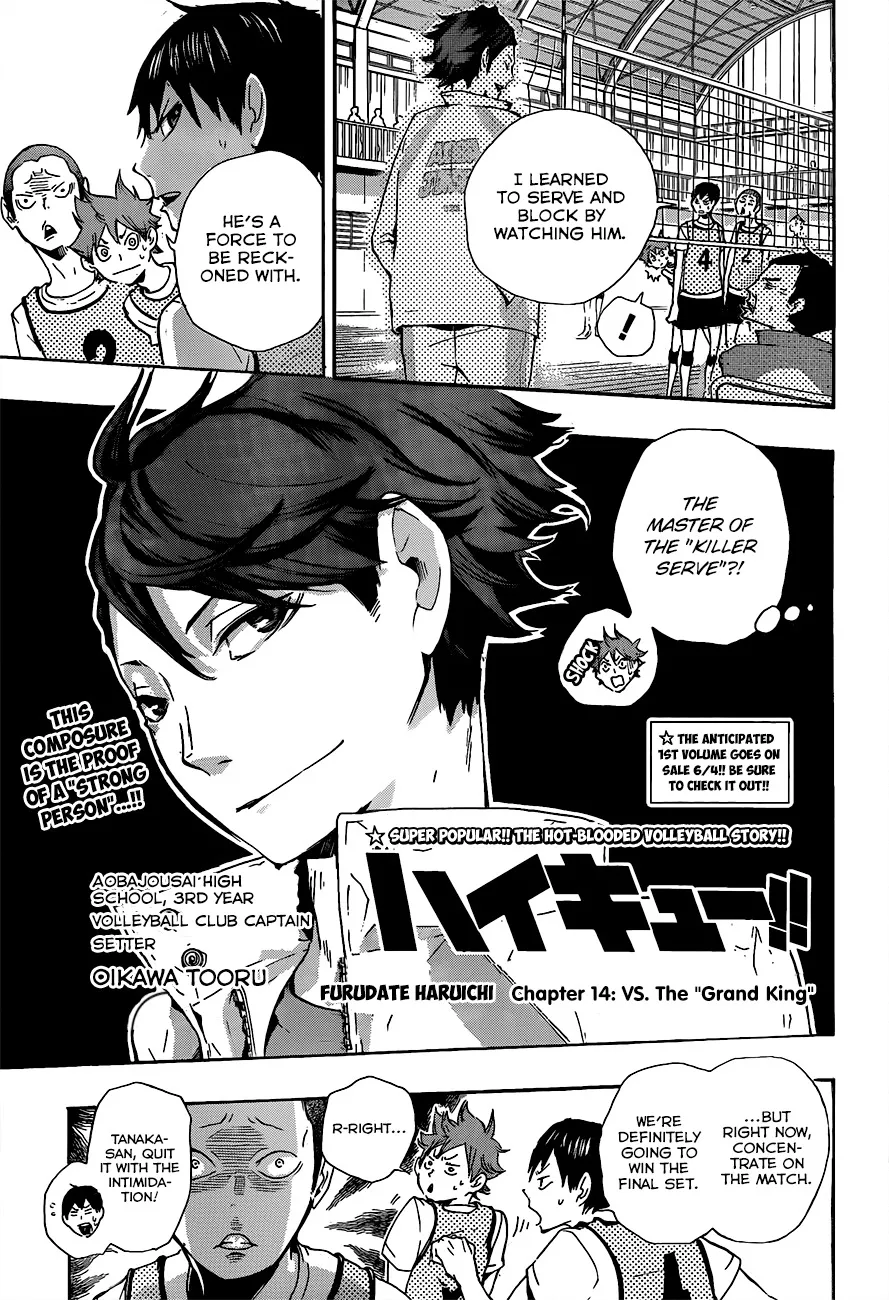 Read Haikyu!! Chapter 14 - Vs. the Grand King Online