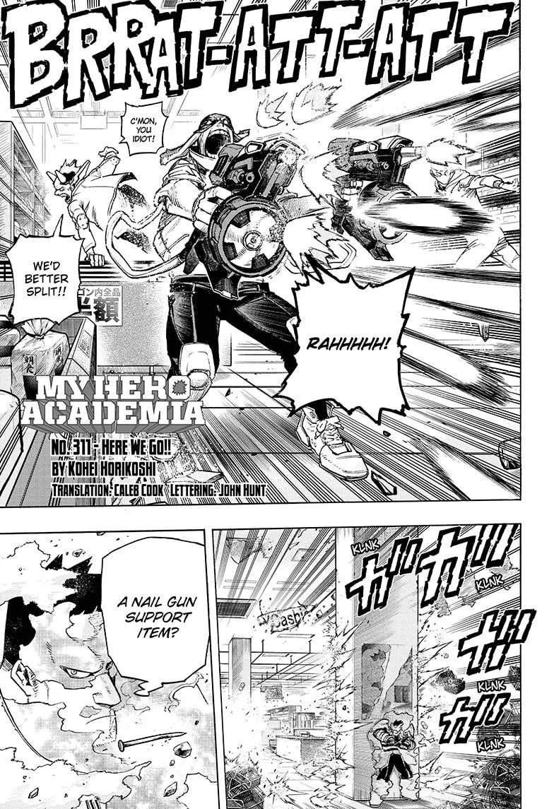 Read Boku no Hero Academia Chapter 311 Online