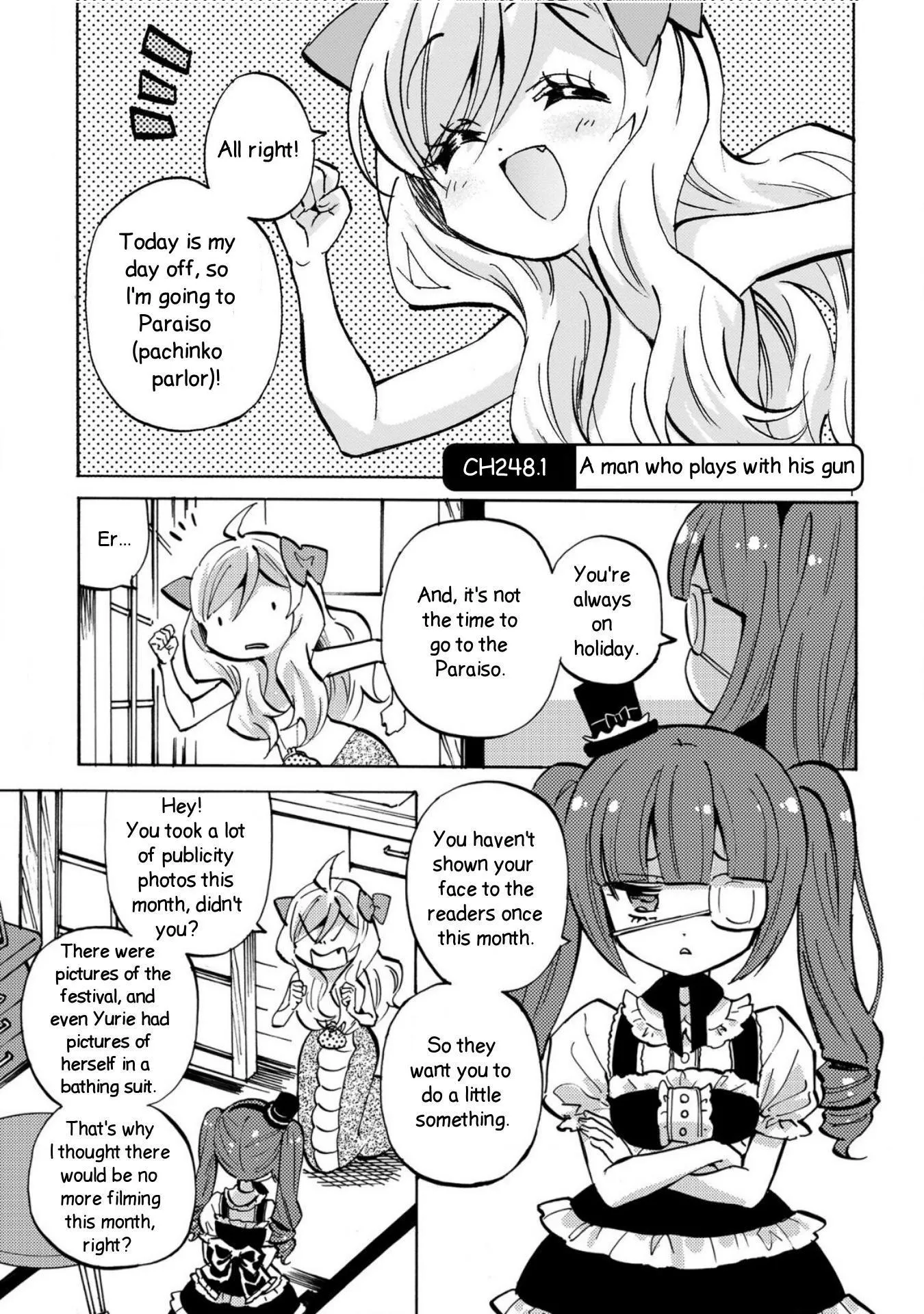 Read Jashin-chan Dropkick Chapter 248.1 - A man who plays with his gun Online
