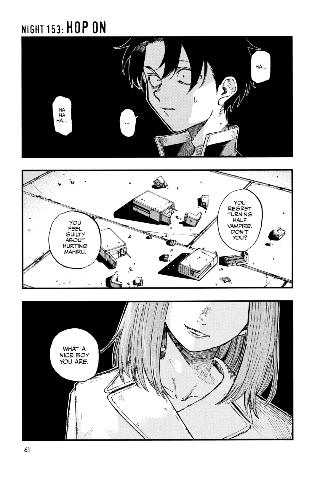 Read Yofukashi no Uta Chapter 153 Online