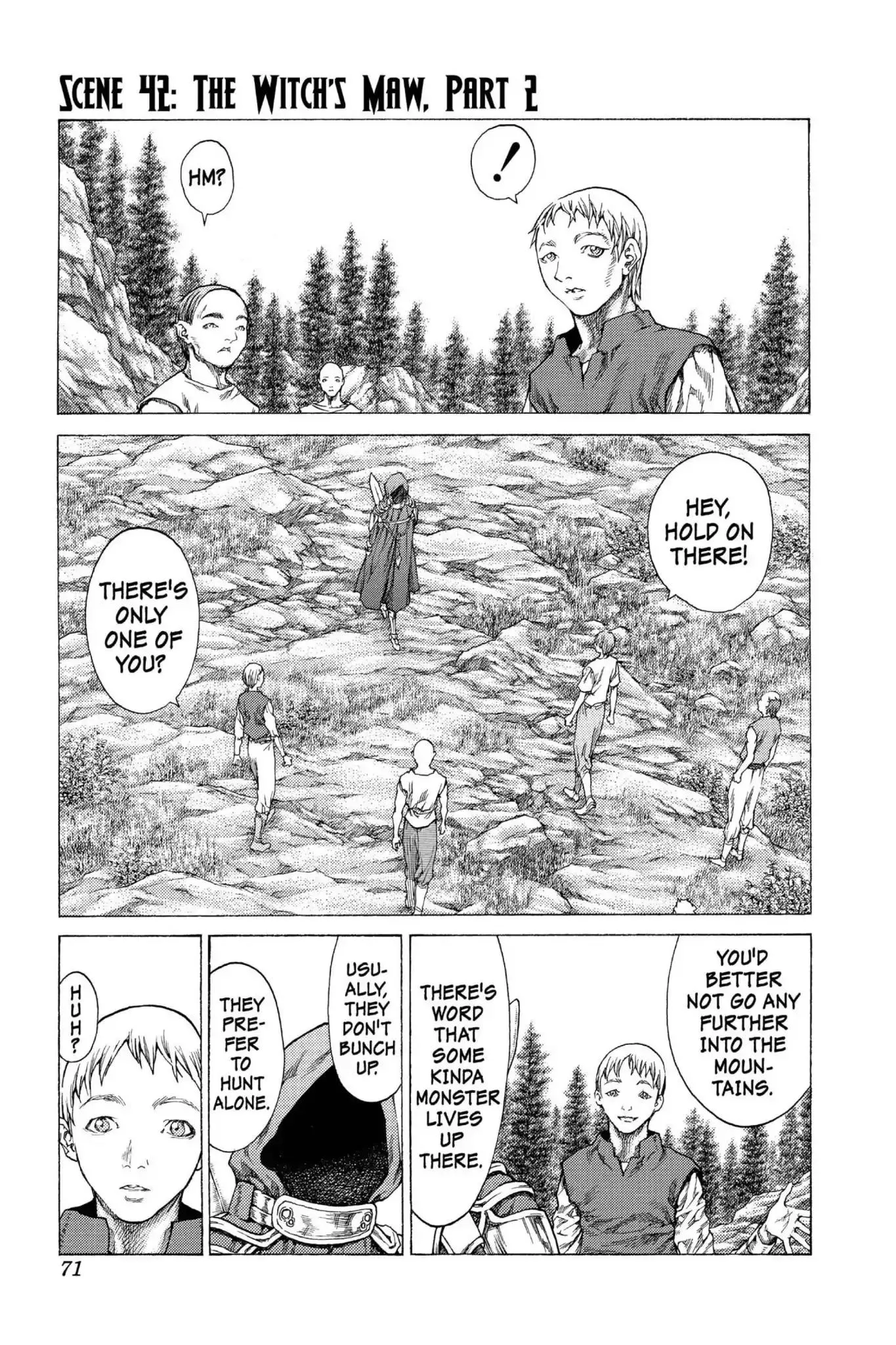 Read Claymore Chapter 42 - Vol.8 Scene 42: The Witch's Maw, Part 2 Online