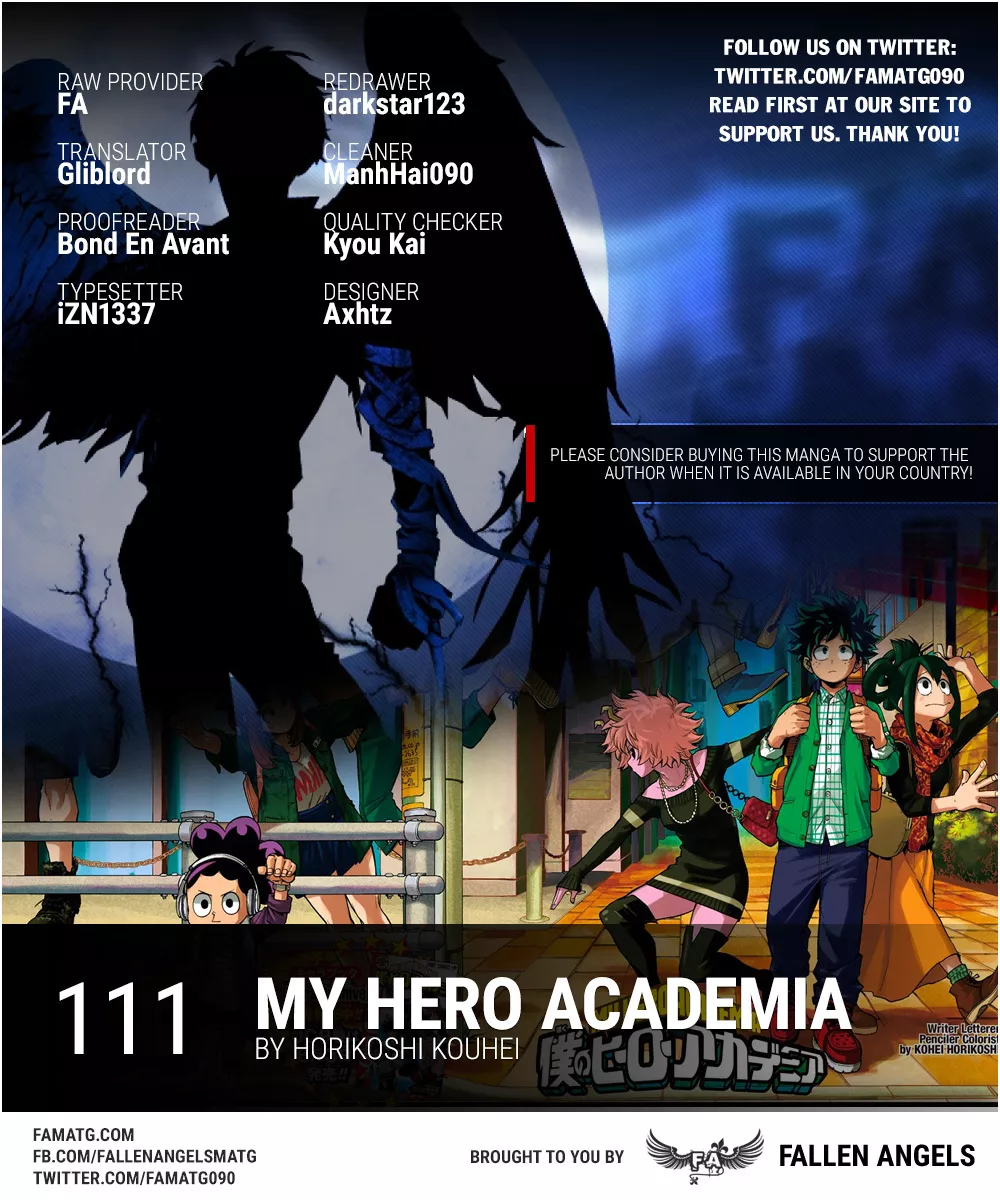 Read Boku no Hero Academia Chapter 111 - A Smoldering Start Online