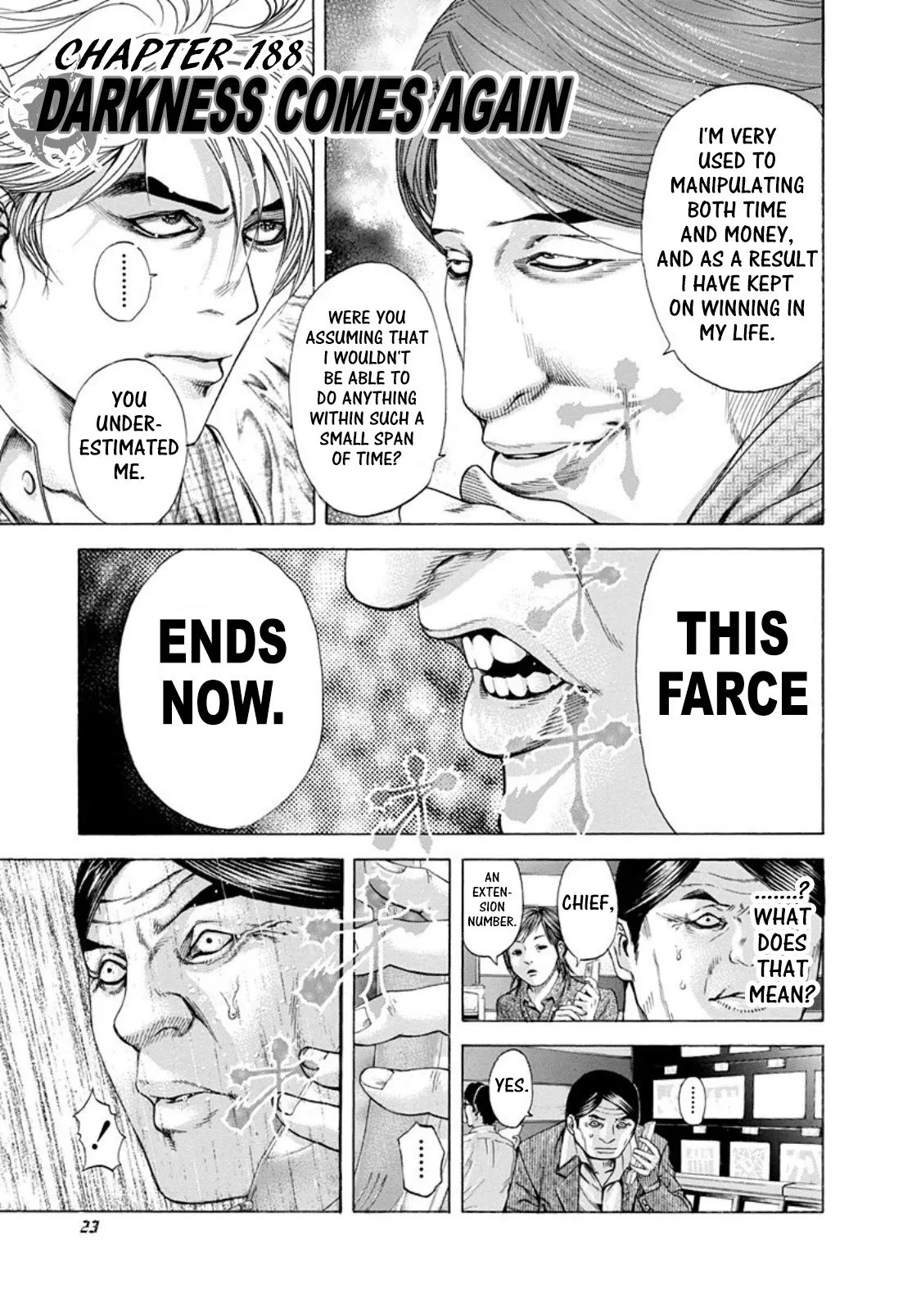 Read Usogui Chapter 188 - Darkness Comes Again Online