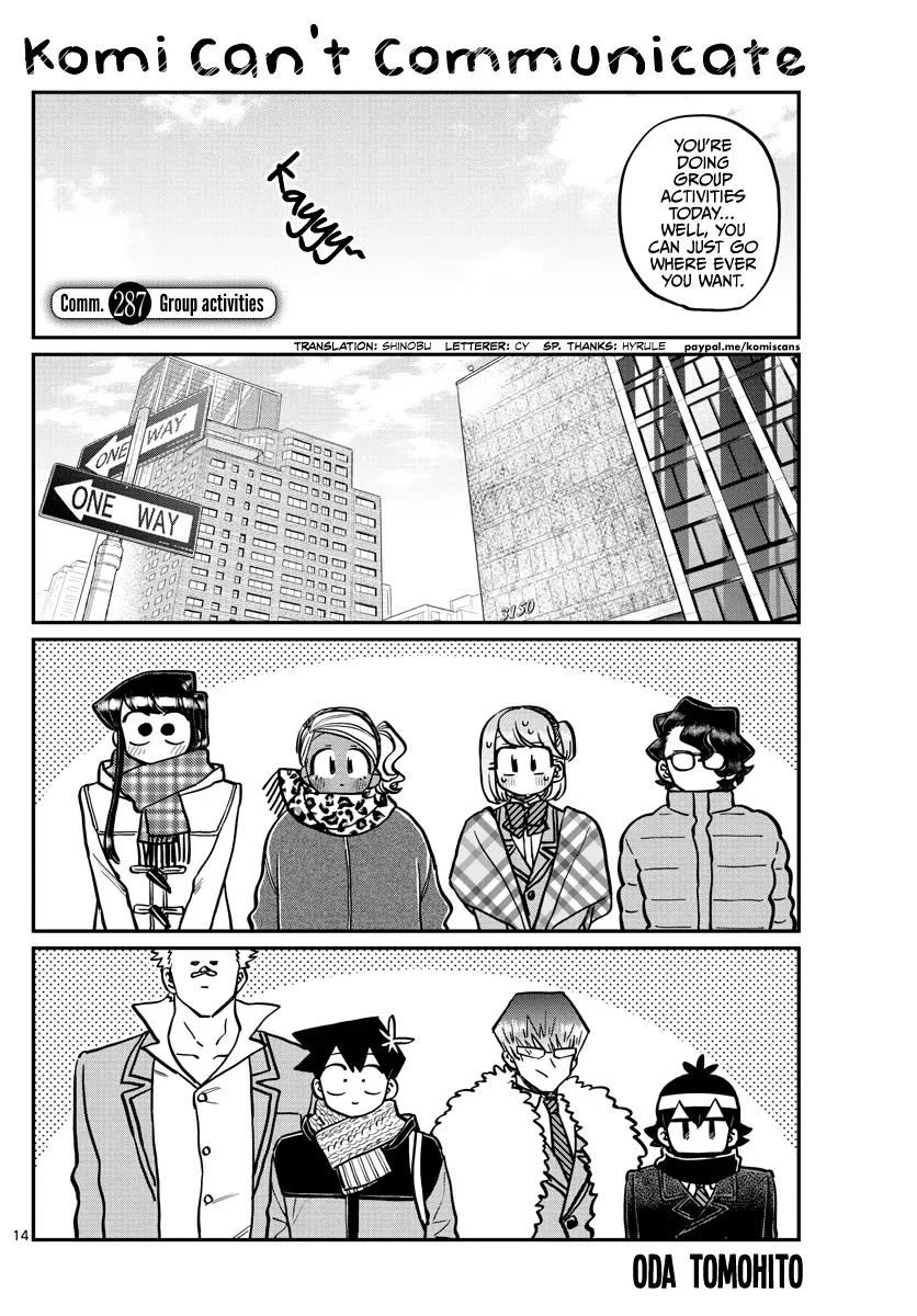 Read Komi-san wa Komyushou Desu Chapter 287 - Group activities Online