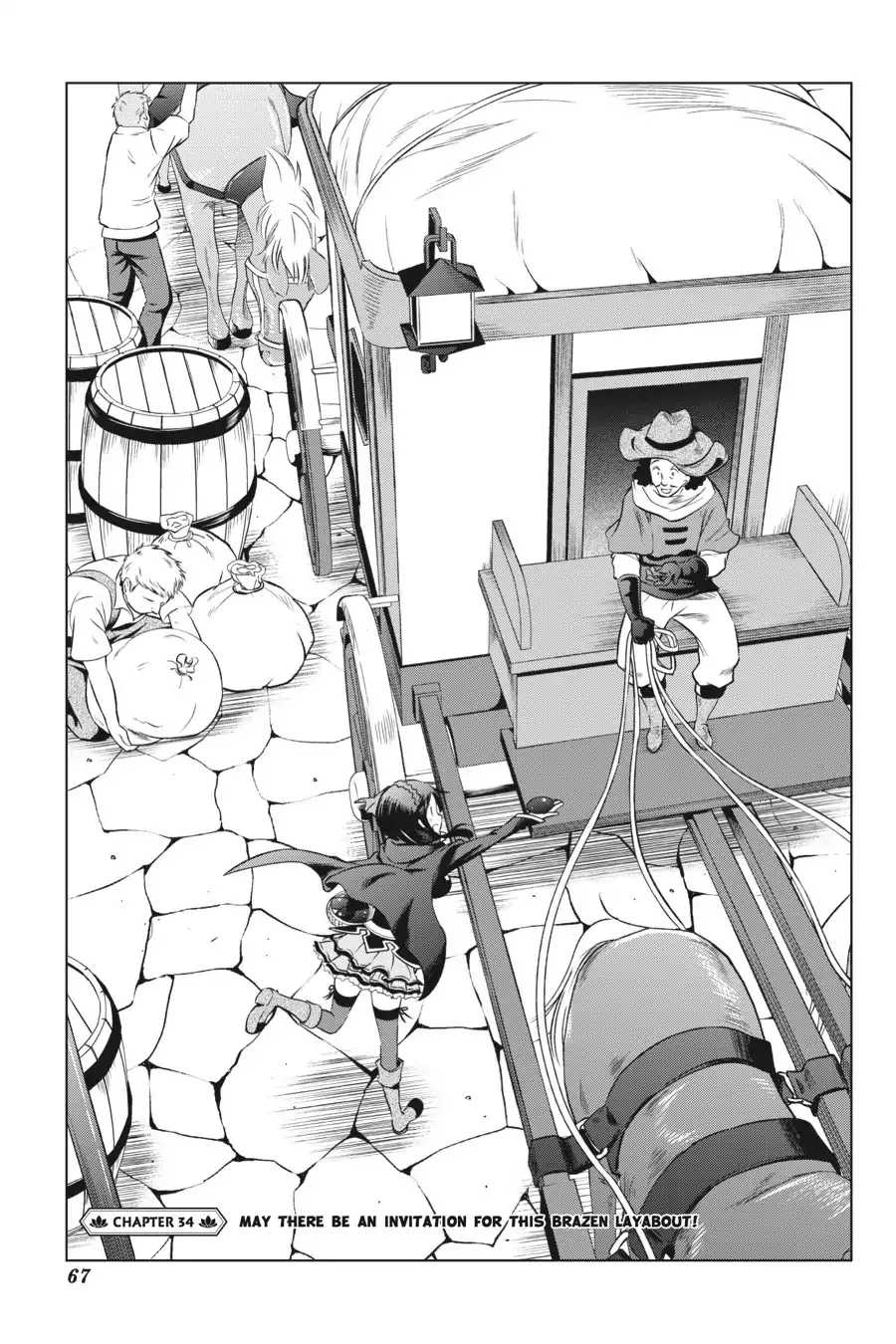 Read Kono Subarashii Sekai ni Shukufuku o! Chapter 34 - May There Be an Invitation for This Brazen Layabout! Online