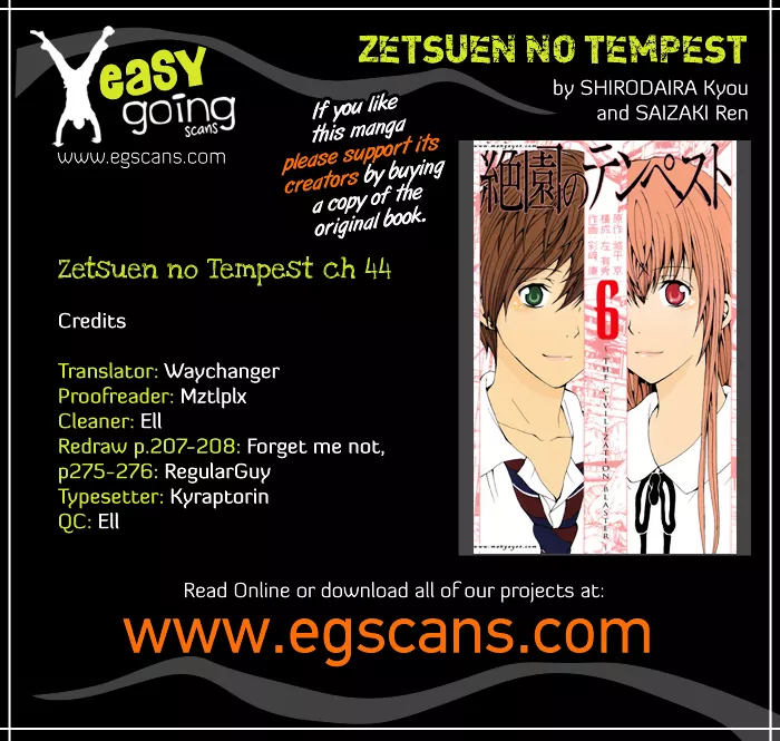 Read Zetsuen no Tempest Chapter 44 - Let's Start Over Again Online