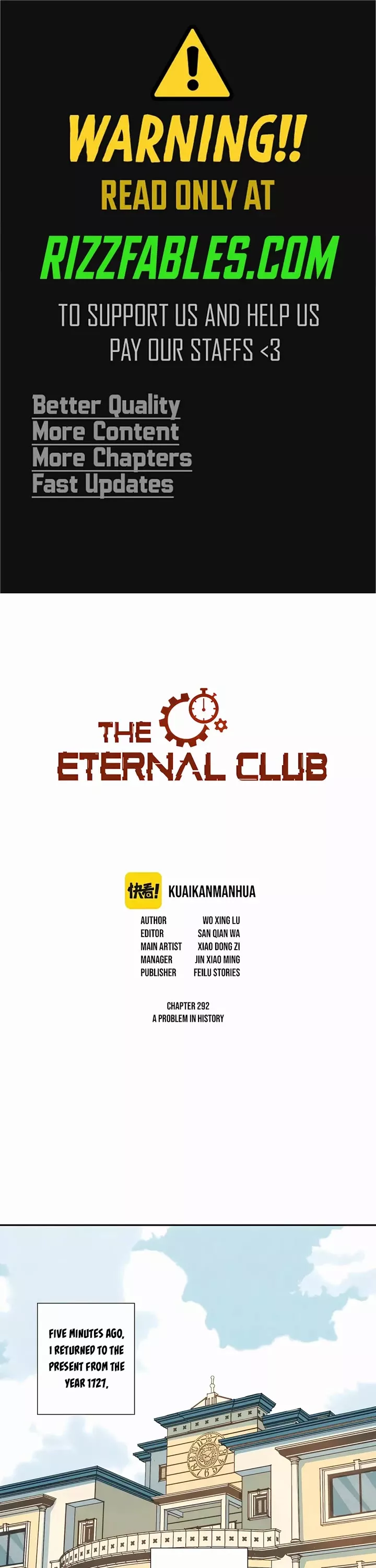 Read Eternal Club Chapter 292 Online