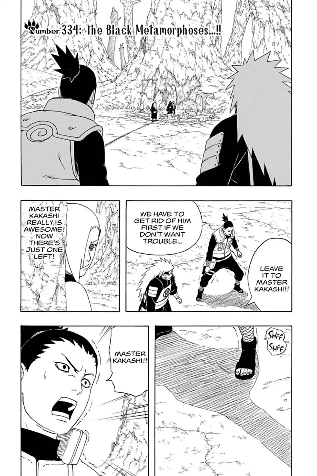 Read Naruto Chapter 334 - The Black Metamorphoses!! Online