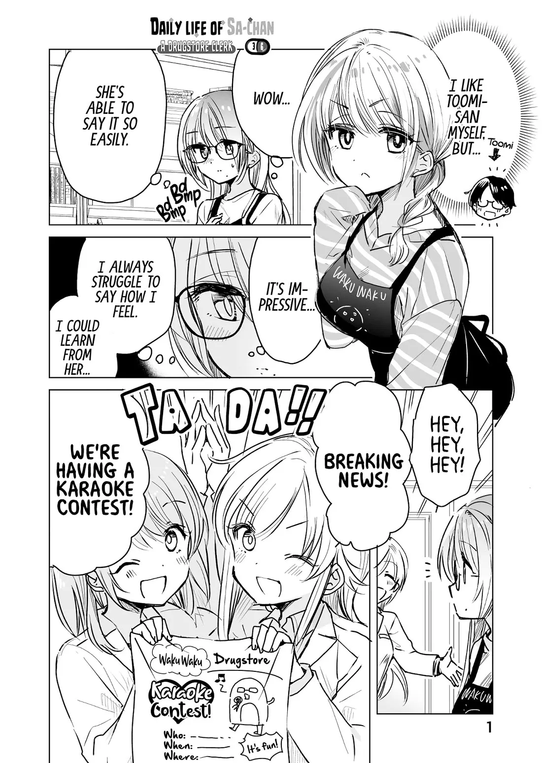 Read Daily Life of Sa-chan, a Drugstore Clerk Chapter 36 Online