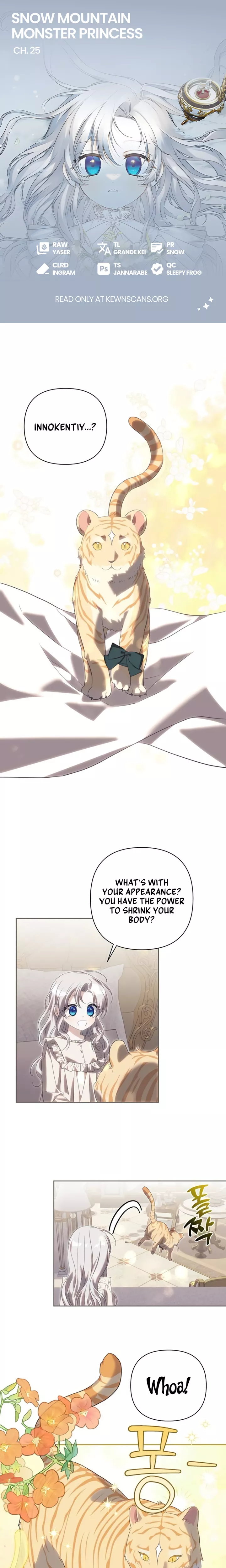 Read Monster Princess of the Snowy Mountain Chapter 25 Online