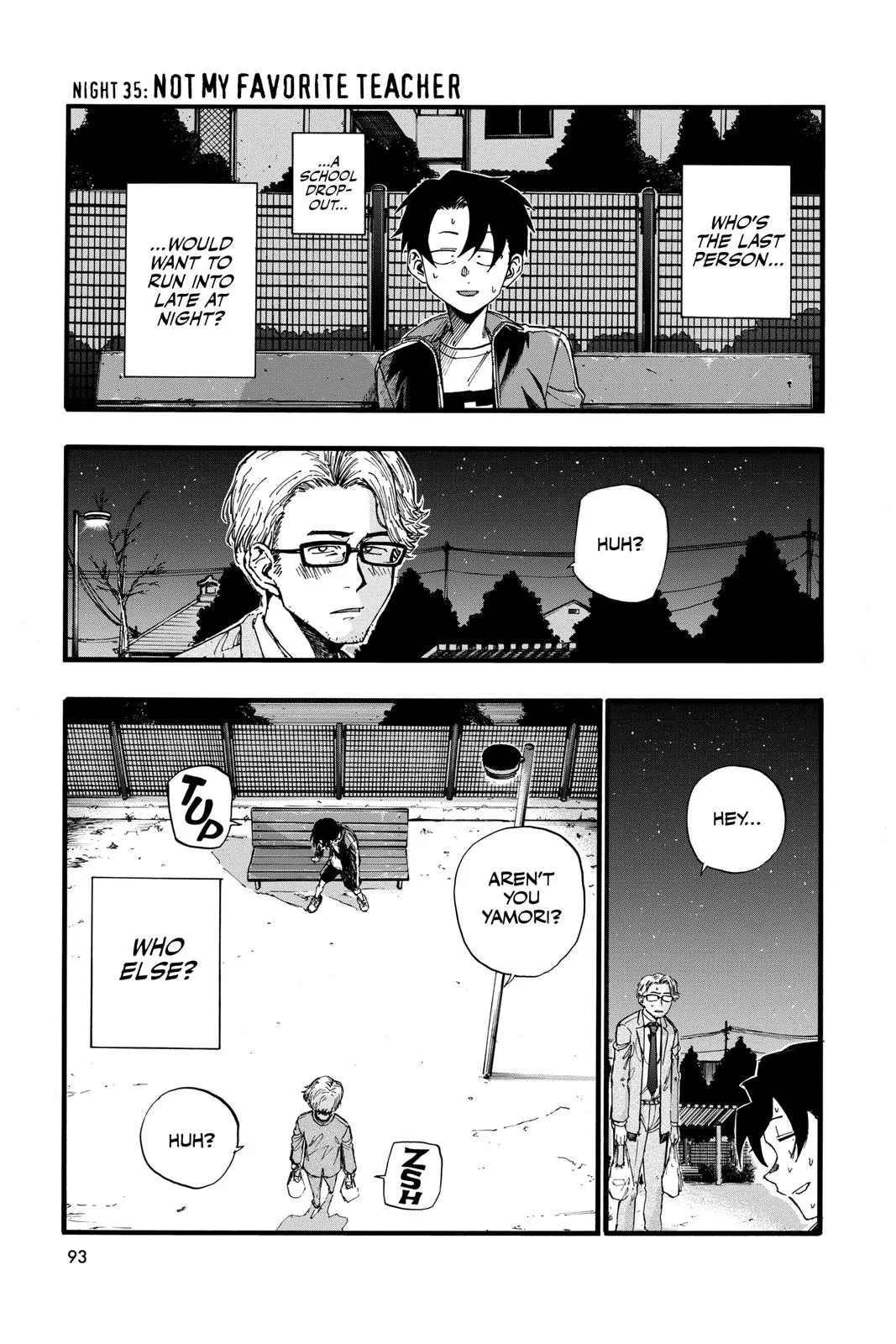 Read Yofukashi no Uta Chapter 35 Online