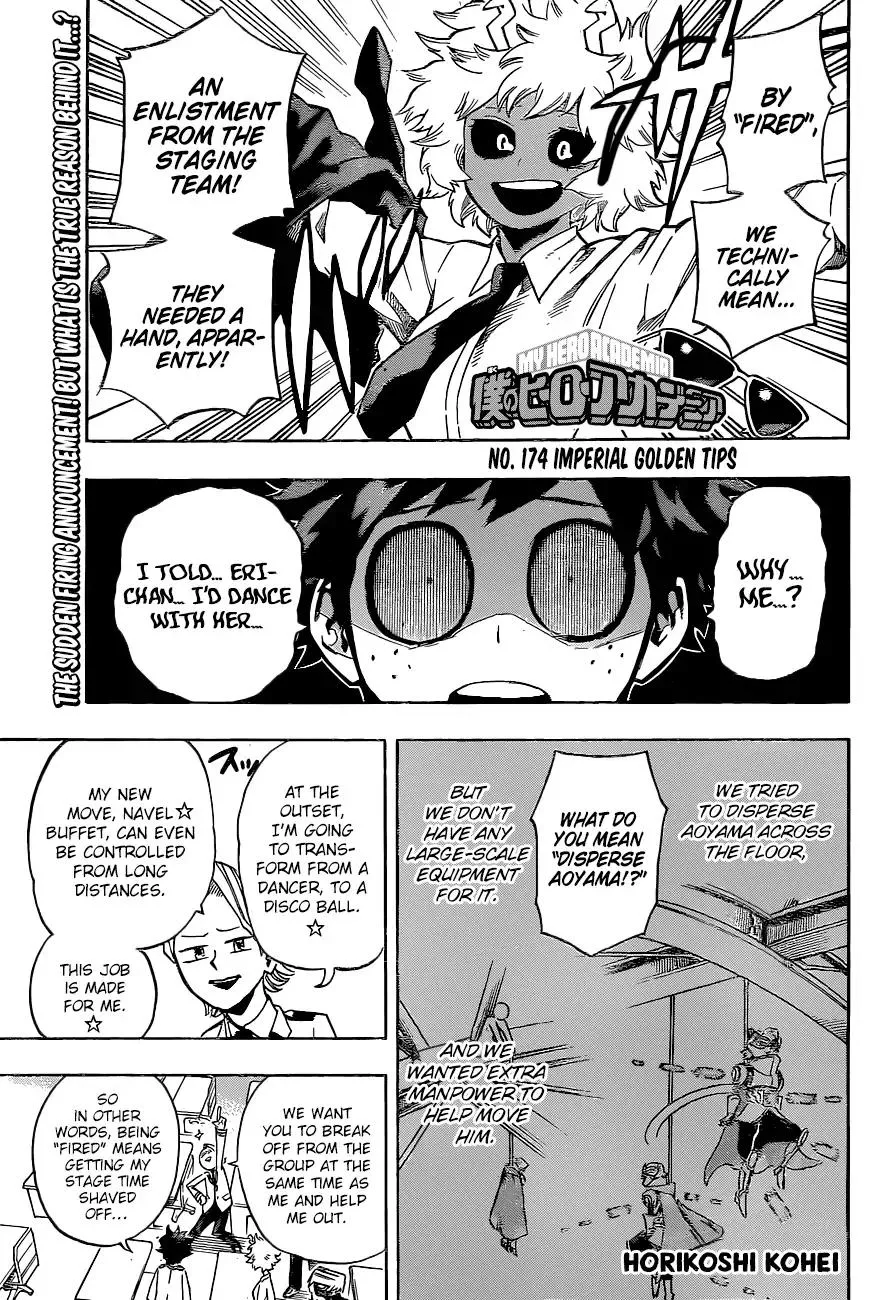 Read Boku no Hero Academia Chapter 174 - Imperial Golden Tips Online