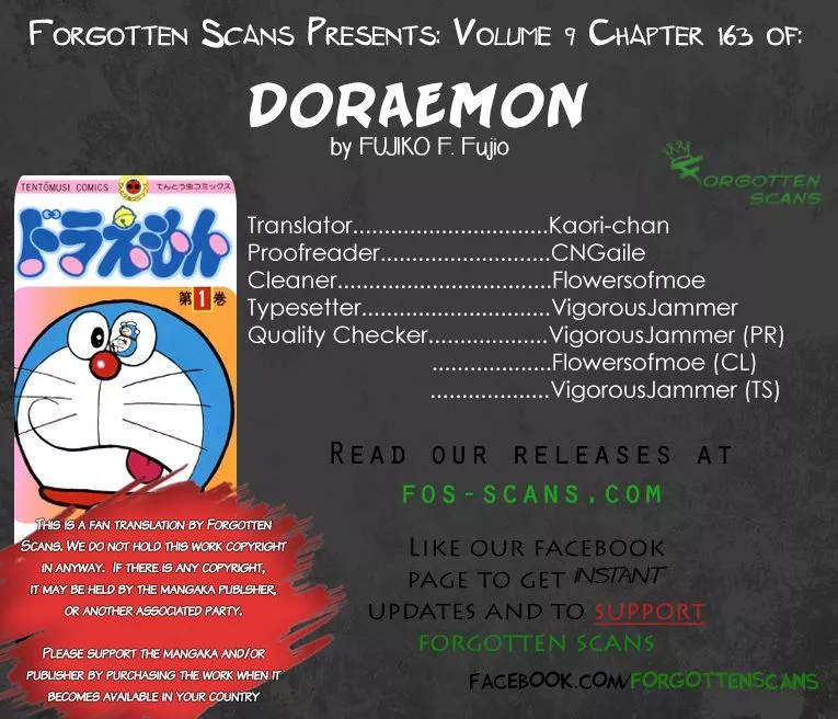 Read Doraemon Chapter 163 Online