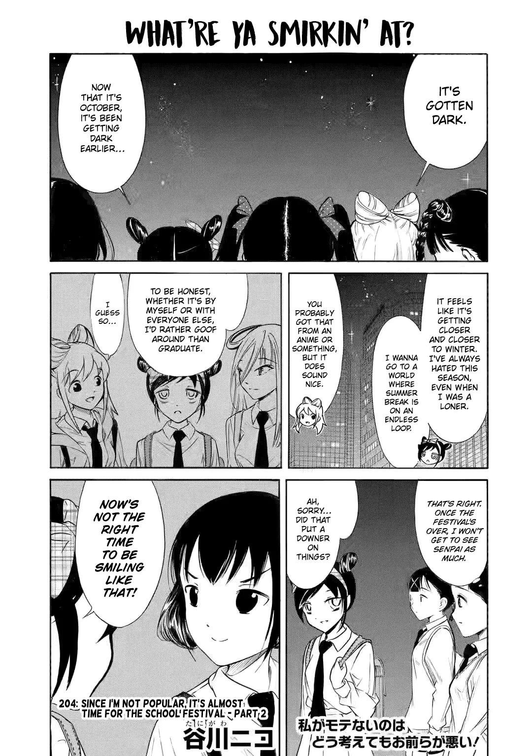 Read It’s Not My Fault That I’m Not Popular! Chapter 204.2 - Since I'm Not Popular, It's Almost Time For the School Festival (Part 2) Online