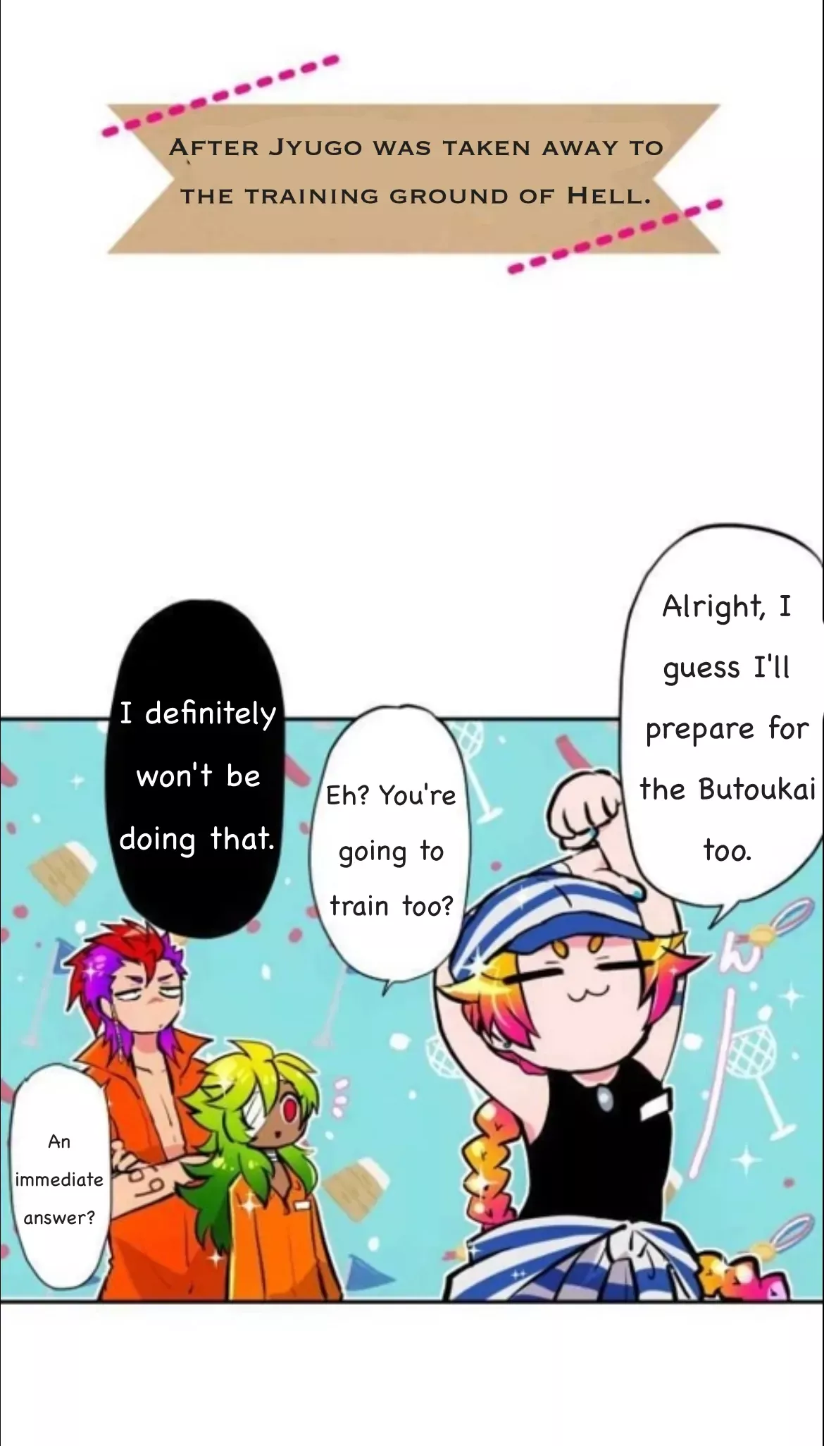 Read Nanbaka Chapter 346 - Let’s Gather Information Online