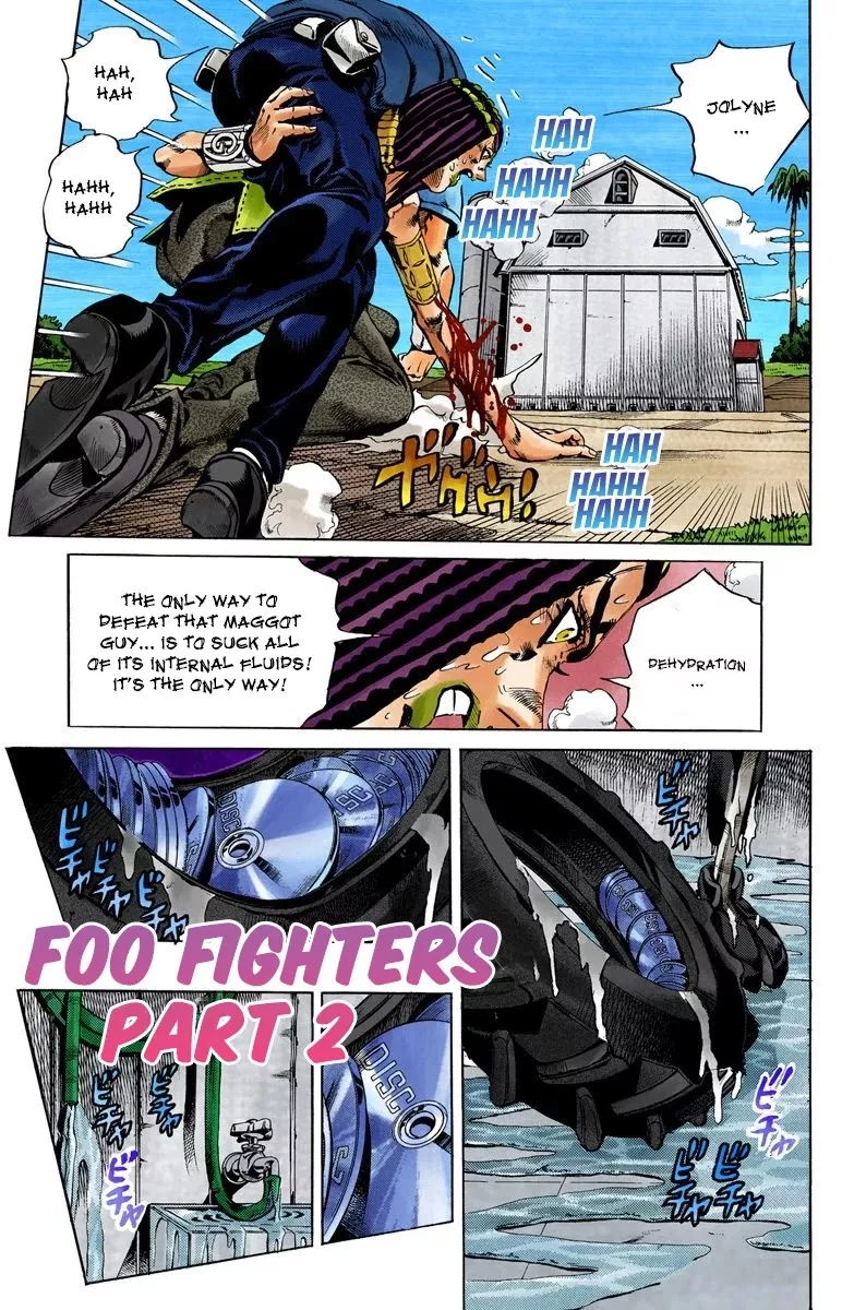 Read JoJo’s Bizarre Adventure Part 6: Stone Ocean Chapter 32 - Foo Fighters Part 2 Online