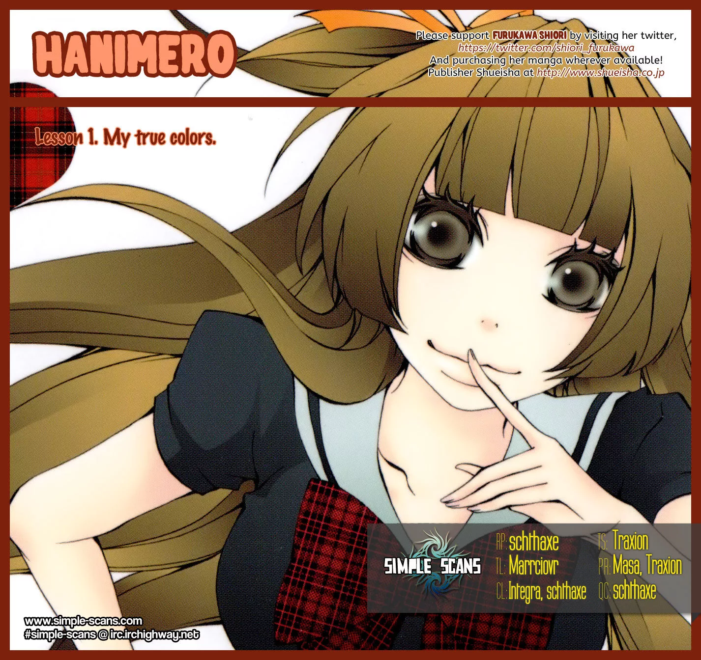Read Hanimero. Chapter 1 - My True Colors Online