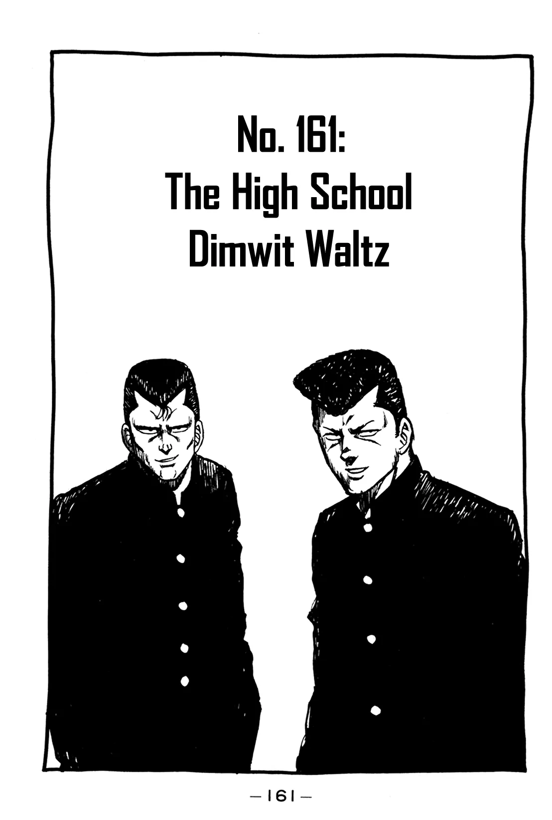 Read Be-Bop-Highschool Chapter 161 - The High School Dimwit Waltz Online