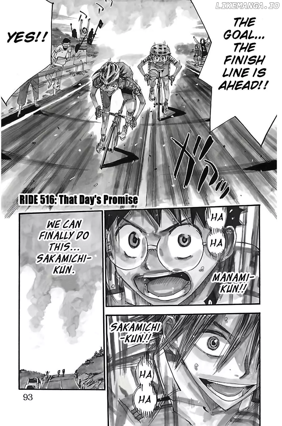 Read Yowamushi Pedal Chapter 516 Online