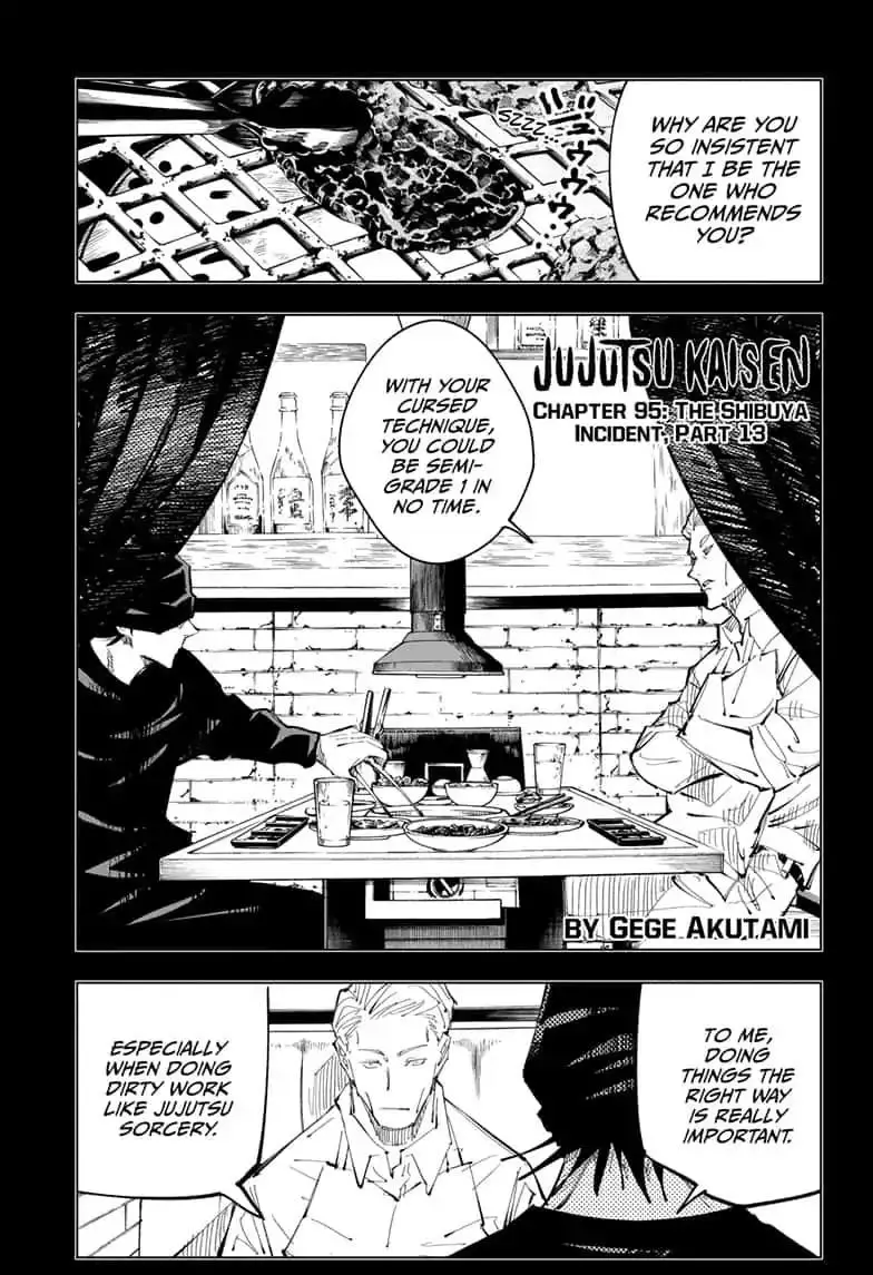 Read Jujutsu Kaisen Chapter 95 - The Shibuya Incident, Part 13 Online