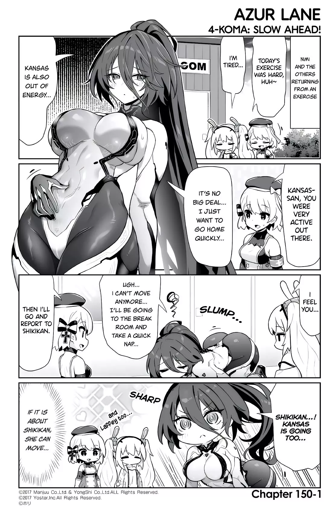 Read Azur Lane 4-koma: Slow Ahead Chapter 150 - Kansas Online