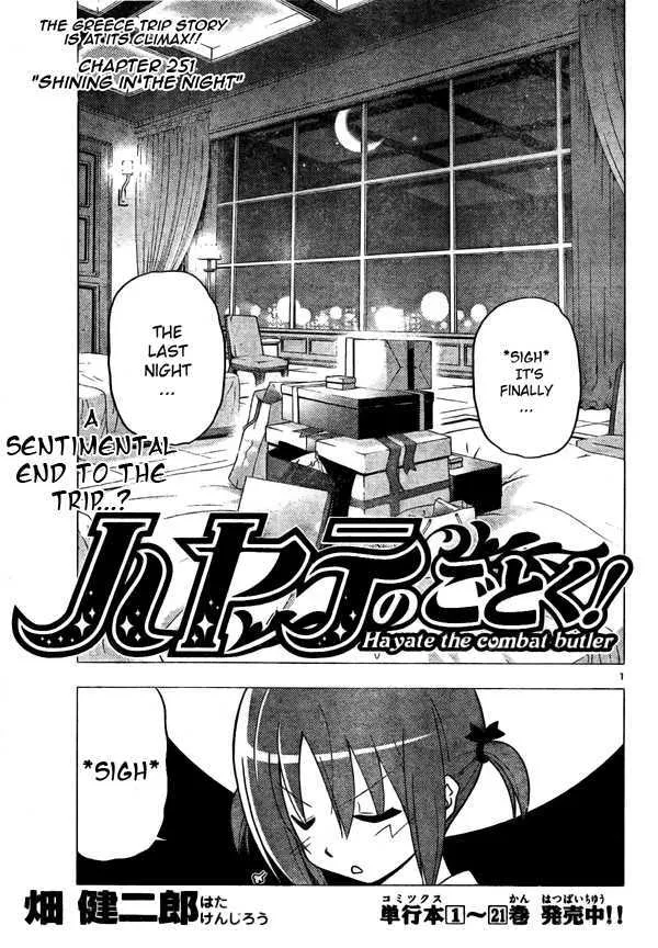 Read Hayate no Gotoku! Chapter 251 - Shining in the Night Online