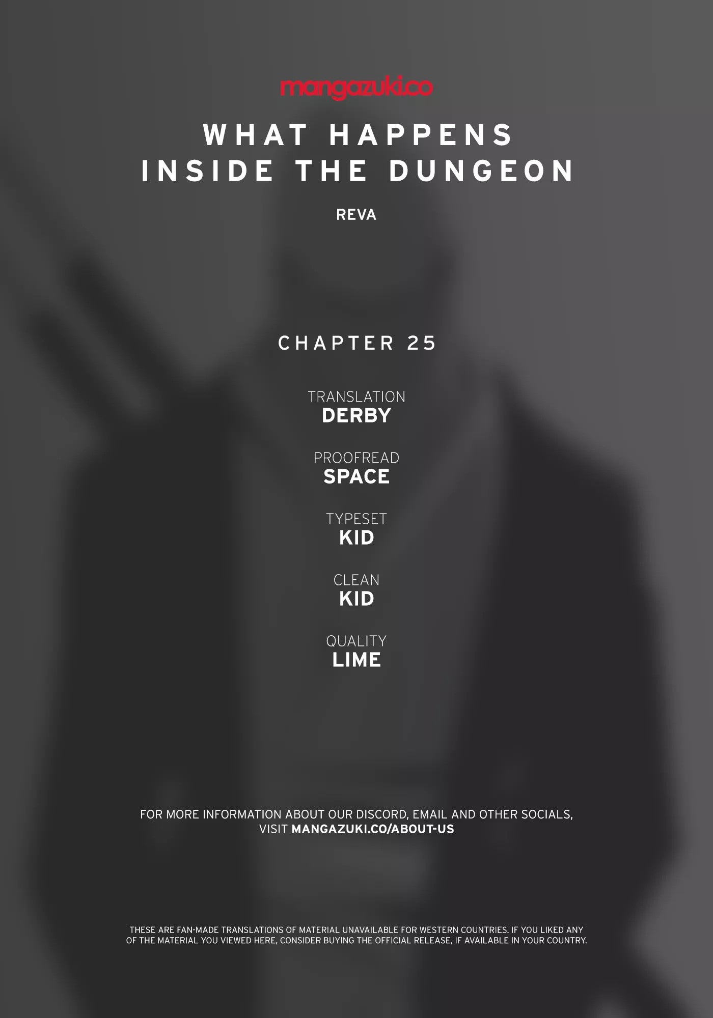 Read What Happens Inside the Dungeon Chapter 25 Online