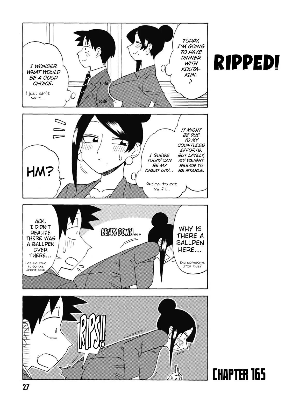 Read Bijin Onna Joushi Takizawa-san Chapter 165 Online