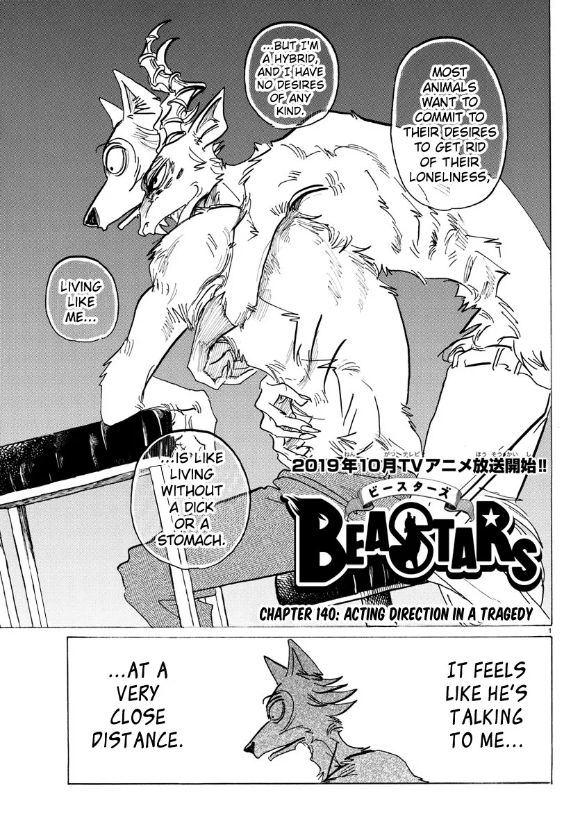 Read Beastars Chapter 140 - Acting Directions in a Tragedy Online