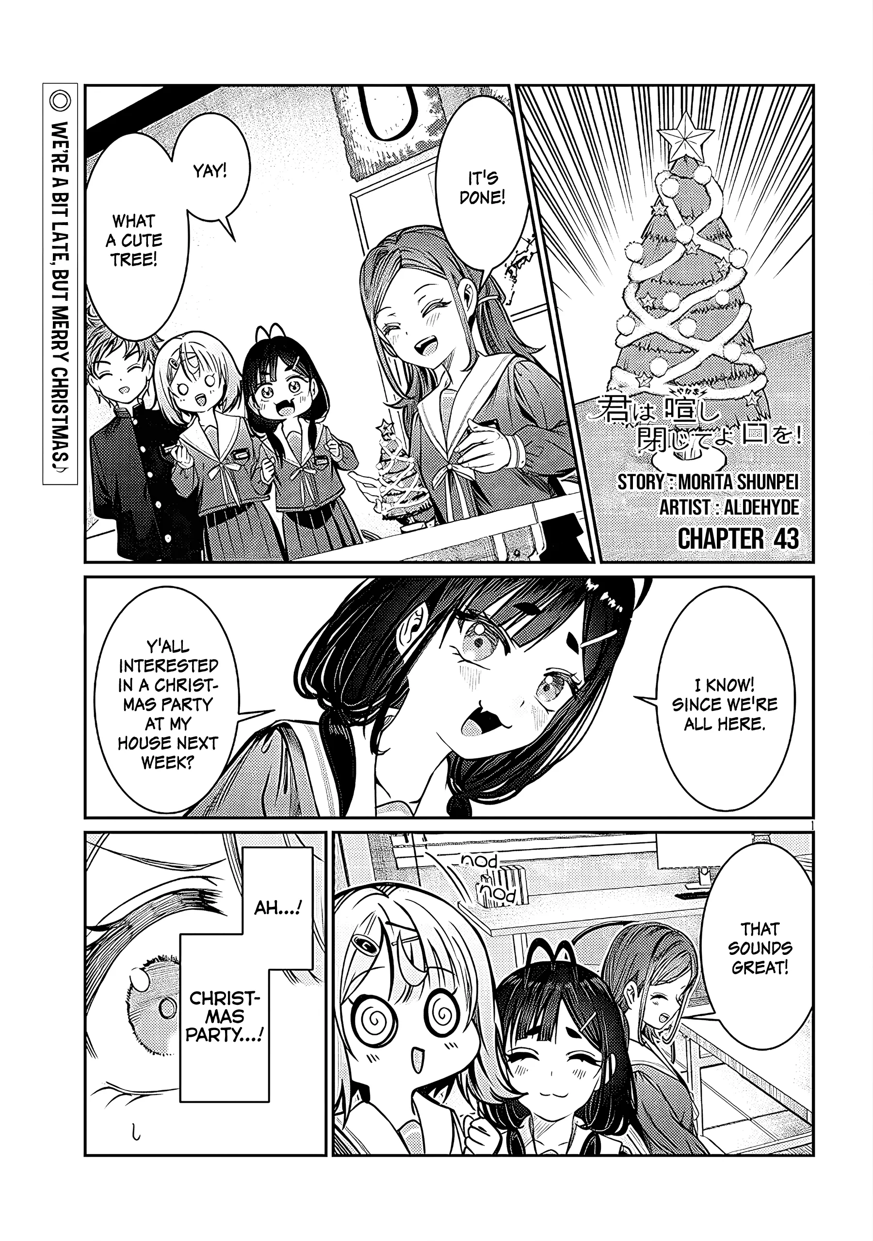 Read Kimi wa Yakamashi Tojite yo Kuchi wo! Chapter 43 Online