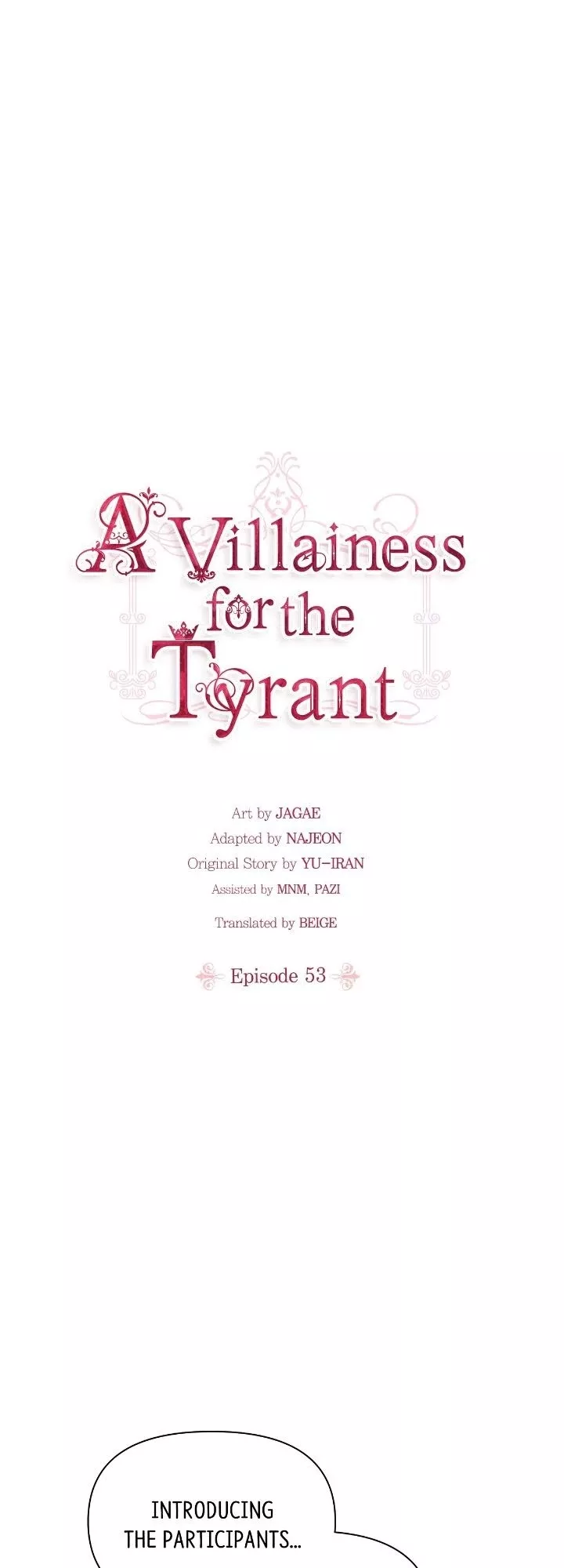 Read A Villainess for the Tyrant Chapter 53 Online